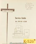 Kearney & Trecker-Kearney Trecker 200 SG 0 428D, Machine Center Service Manual 1976-200 SG-SG - 428D-01